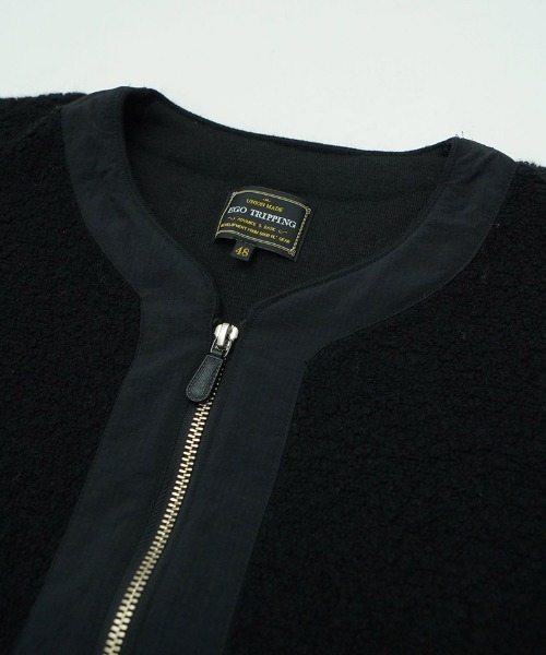 EGO TRIPPING（エゴトリッピング）の「mj10951-BOALITE ボアジャケット（その他アウター・メンズ・ブラック/杢グレー/ネイビー・46/48）」の8枚目の写真