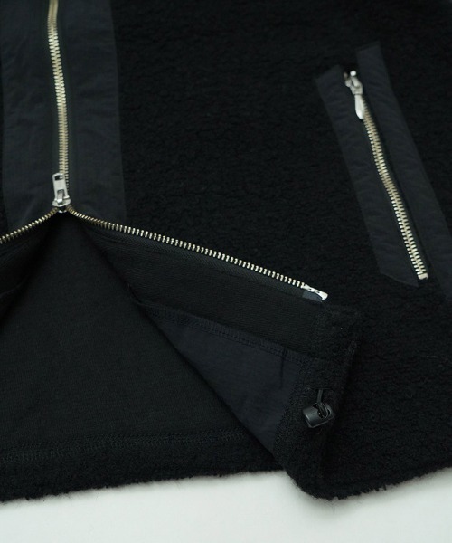 EGO TRIPPING（エゴトリッピング）の「mj10951-BOALITE ボアジャケット（その他アウター・メンズ・ブラック/杢グレー/ネイビー・46/48）」の5枚目の写真