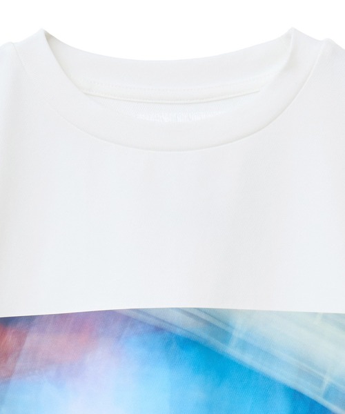 CRAFT STANDARD BOUTIQUE（クラフトスタンダードブティック）の「接触冷感/UVカット/吸水速乾 ハニカムメッシュフォトTEE 2【ユニセックス】（Tシャツ/カットソー・レディース・ブラック/オフホワイト・S/M/L）」の17枚目の写真