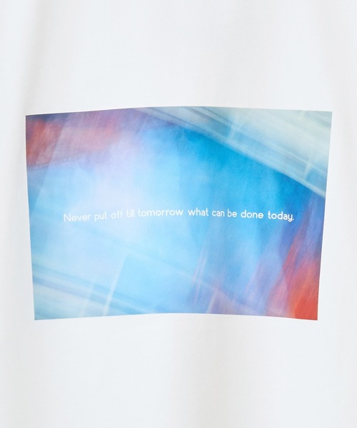 CRAFT STANDARD BOUTIQUE（クラフトスタンダードブティック）の「接触冷感/UVカット/吸水速乾 ハニカムメッシュフォトTEE 2【ユニセックス】（Tシャツ/カットソー・レディース・ブラック/オフホワイト・S/M/L）」の20枚目の写真