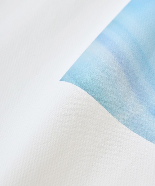 CRAFT STANDARD BOUTIQUE（クラフトスタンダードブティック）の「接触冷感/UVカット/吸水速乾 ハニカムメッシュフォトTEE 2【ユニセックス】（Tシャツ/カットソー・レディース・ブラック/オフホワイト・S/M/L）」の21枚目の写真