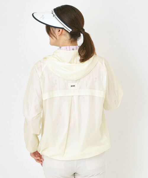 adabat（アダバット）の「【撥水】ライトジップアップパーカ（ブルゾン・レディース・ブラック/オフホワイト・38/40/42）」の8枚目の写真