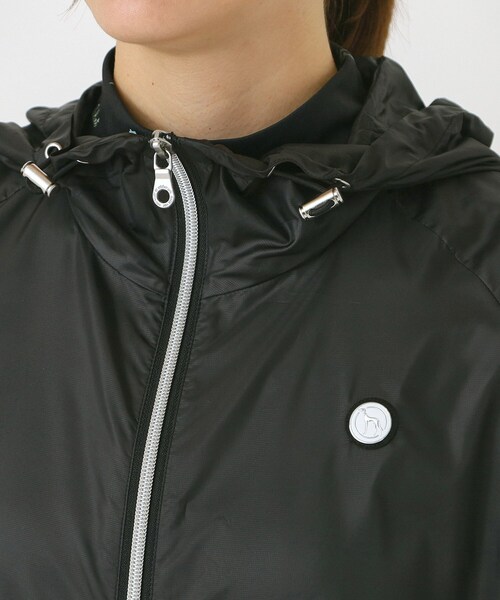 adabat（アダバット）の「【撥水】ライトジップアップパーカ（ブルゾン・レディース・ブラック/オフホワイト・38/40/42）」の19枚目の写真