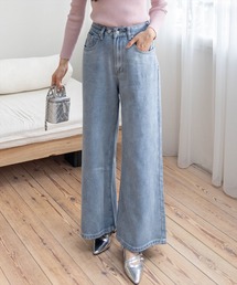 clear | 【低身長用サイズ有】ワイドデニムパンツ[着回し抜群 大人 カジュアル]≪AW新作≫(デニムパンツ)