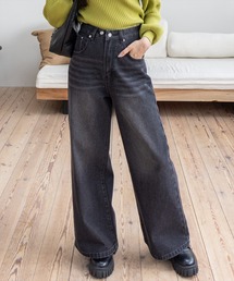 clear | 【低身長用サイズ有】ワイドデニムパンツ[着回し抜群 大人 カジュアル]≪AW新作≫(デニムパンツ)