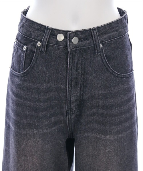 clear（クリア）の「【低身長用サイズ有】ワイドデニムパンツ[着回し抜群 大人 カジュアル]≪再入荷≫（デニムパンツ・レディース・ブラック/ブルー系その他2/ブルー・S/M/PS）」の13枚目の写真