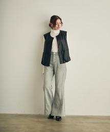 Lunea | ダメージフレアデニムパンツ(デニムパンツ)