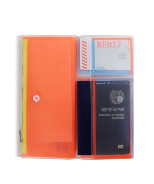 BIRTHDAY BAR(バースデイバー)の「≪再入荷!≫ Nalthini travel wallet トラベルウォレット(財布・レディース・オレンジ/ブルー系その他・0)」の1枚目の写真