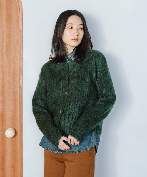 Levi's（リーバイス）の「Levi's/リーバイス ルナシェルボタン カーディガン（カーディガン/ボレロ・レディース・グリーン・XS/M/S）」の9枚目の写真