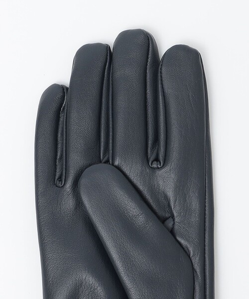 SHIPS（シップス）の「SHIPS:〈タッチパネル対応〉レザー リブ グローブ（手袋・メンズ・ネイビー/ブラウン/ブラック・ONE SIZE）」の10枚目の写真