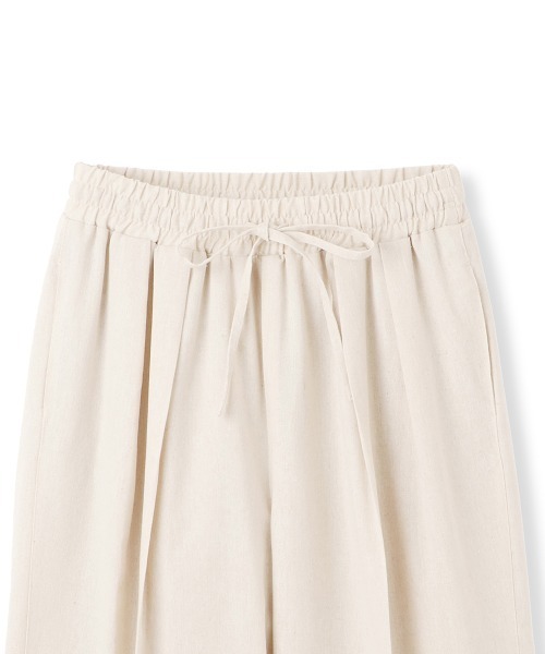 QUEENS COURT（クイーンズコート）の「レーヨンアサレースアレンジイージーパンツ≪洗濯機で洗える≫（その他パンツ・レディース・ブラック/ベージュ/ブラウン・M）」の14枚目の写真