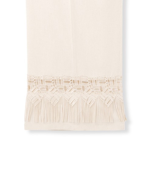 QUEENS COURT（クイーンズコート）の「レーヨンアサレースアレンジイージーパンツ≪洗濯機で洗える≫（その他パンツ・レディース・ブラック/ベージュ/ブラウン・M）」の16枚目の写真