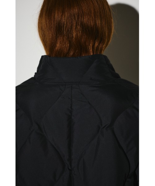 RIM.ARK（リムアーク）の「Double breasted stole down CT ダブルブレステッドストールコート（ダウンジャケット/コート・レディース・ブラック/カーキ・FREE）」の5枚目の写真