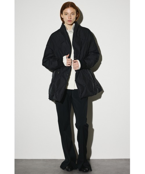 RIM.ARK（リムアーク）の「Double breasted stole down CT ダブルブレステッドストールコート（ダウンジャケット/コート・レディース・ブラック/カーキ・FREE）」の21枚目の写真