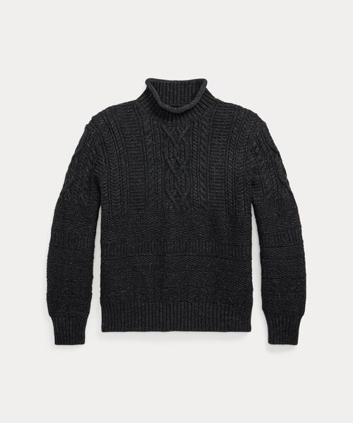 RRL ダブルアールエル　コットン　サマーニット　セーター　オフホワイト　M 送料無料 RRL ダブルアールエル コットン サマーニット セーター