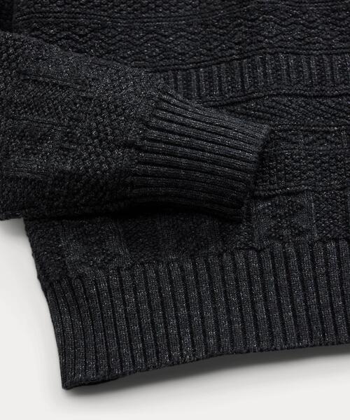 RRL（ダブル アール エル）の「コットンウール ロールネック セーター