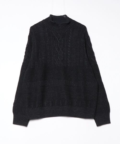 RRL（ダブル アール エル）の「コットンウール ロールネック セーター