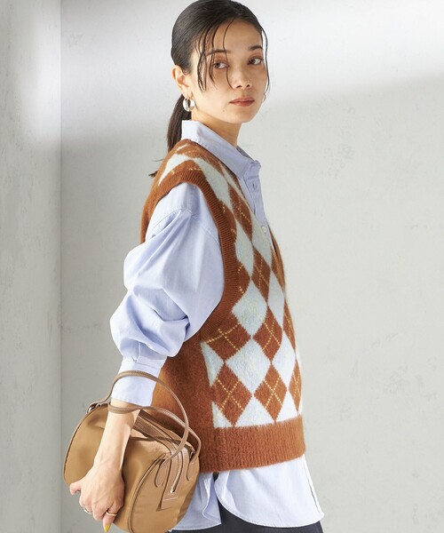 未開封■アジア限定スペシャル ベアトリーチェベスト セール】フリンジツイードビスチェ（ベスト）｜earth music&ecology