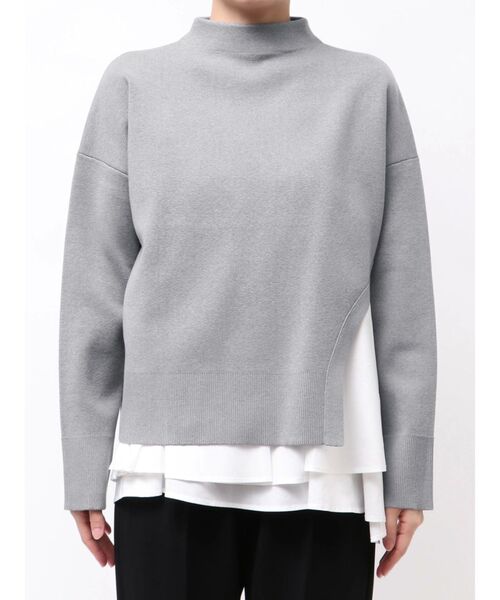 ELENDEEK（エレンディーク）の「キャミセットサイズスリットニット（ニット/セーター・レディース・ボルドー/ブラック/グレー・FREE）」の13枚目の写真