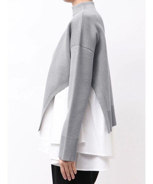 ELENDEEK（エレンディーク）の「キャミセットサイズスリットニット（ニット/セーター・レディース・ボルドー/ブラック/グレー・FREE）」の14枚目の写真