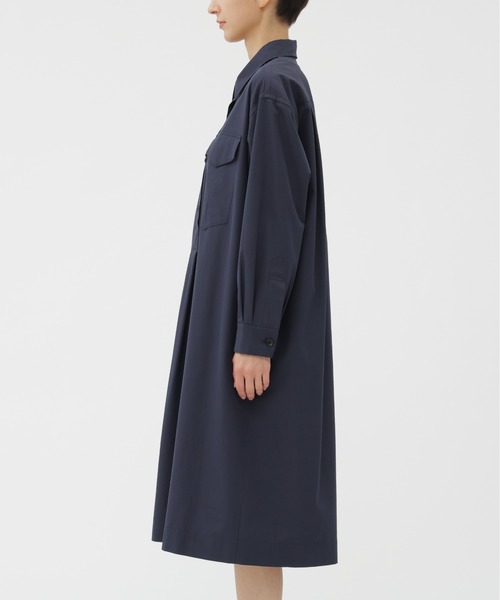 MARGARET HOWELL（マーガレットハウエル）の「COTTON WOOL（ワンピース・レディース・ネイビー・2/1）」の2枚目の写真