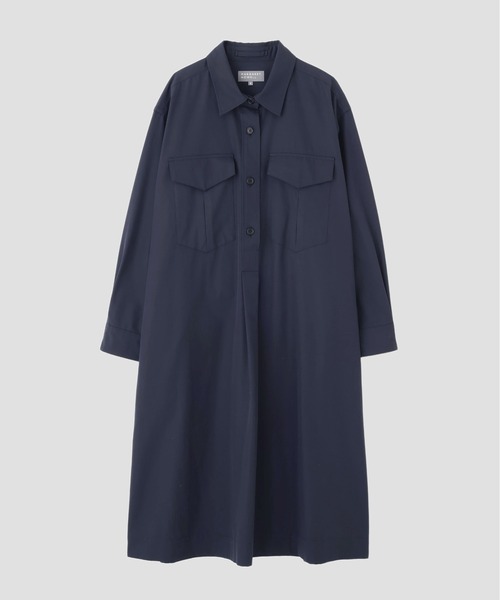 MARGARET HOWELL（マーガレットハウエル）の「COTTON WOOL（ワンピース・レディース・ネイビー・2/1）」の3枚目の写真