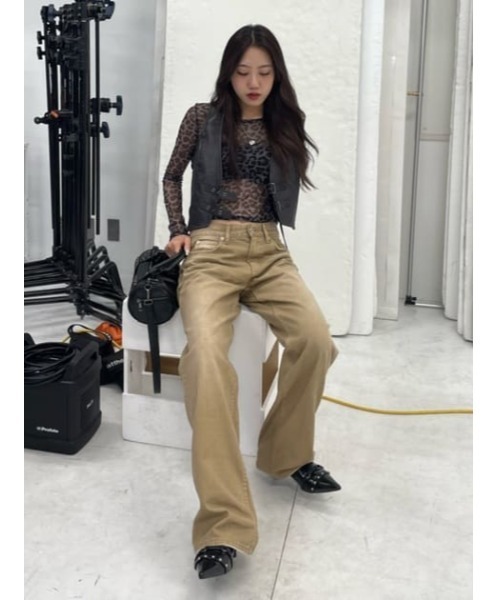 LAGUA GEM（ラグアジェム）の「FAUX LEATHER LACE UP ベスト（ベスト・レディース・ブラック/ブラウン・FREE）」の17枚目の写真