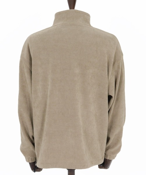 CAMBIO（カンビオ）の「msw1733- カットコールハーフZIPプルオーバー（スウェット・メンズ・ブラック/ベージュ・M/L/XL）」の17枚目の写真