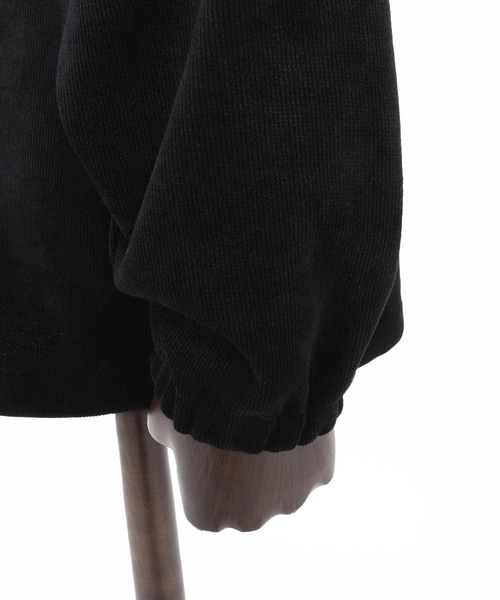 CAMBIO（カンビオ）の「msw1733- カットコールハーフZIPプルオーバー（スウェット・メンズ・ブラック/ベージュ・M/L/XL）」の22枚目の写真