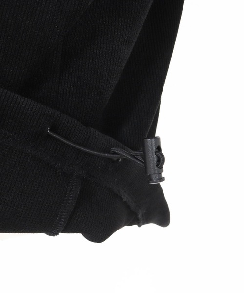 CAMBIO（カンビオ）の「msw1733- カットコールハーフZIPプルオーバー（スウェット・メンズ・ブラック/ベージュ・M/L/XL）」の3枚目の写真
