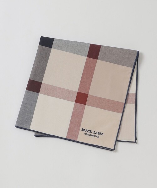 BLACK LABEL CRESTBRIDGE(ブラックレーベル・クレストブリッジ)の「クレストブリッジチェックハンカチーフ(ハンカチ/ハンドタオル・メンズ・ベージュ系その他6/ネイビー/ダークブラウン/ブラック/レッド系その他2/ベージュ系その他3・FREE)」の3枚目の写真