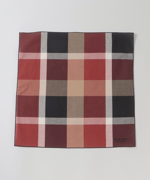 BLACK LABEL CRESTBRIDGE(ブラックレーベル・クレストブリッジ)の「クレストブリッジチェックハンカチーフ(ハンカチ/ハンドタオル・メンズ・ベージュ系その他6/ネイビー/ダークブラウン/ブラック/レッド系その他2/ベージュ系その他3・FREE)」の12枚目の写真