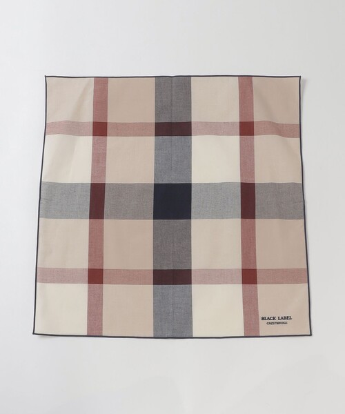 BLACK LABEL CRESTBRIDGE(ブラックレーベル・クレストブリッジ)の「クレストブリッジチェックハンカチーフ(ハンカチ/ハンドタオル・メンズ・ベージュ系その他6/ネイビー/ダークブラウン/ブラック/レッド系その他2/ベージュ系その他3・FREE)」の16枚目の写真
