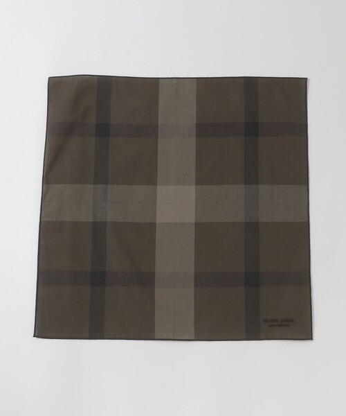 BLACK LABEL CRESTBRIDGE(ブラックレーベル・クレストブリッジ)の「クレストブリッジチェックハンカチーフ(ハンカチ/ハンドタオル・メンズ・ベージュ系その他6/ネイビー/ダークブラウン/ブラック/レッド系その他2/ベージュ系その他3・FREE)」の7枚目の写真