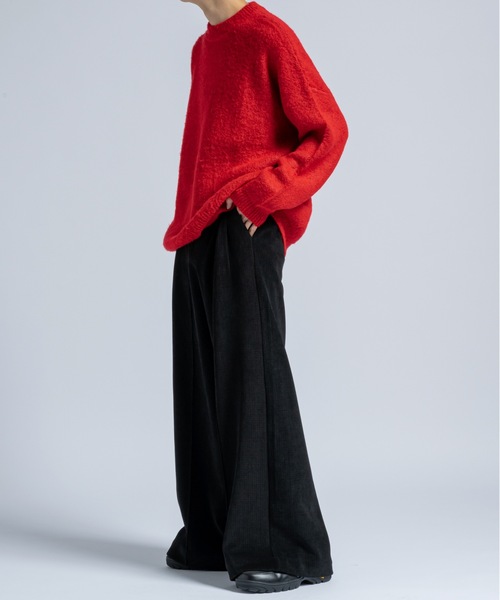 CASPER JOHN（キャスパージョン）の「Mohair wool mix sweater / モヘアウールミックスセーター（ニット/セーター・メンズ・ホワイト/グレー/レッド/ブラウン/ブラック/ブルー・LARGE/MEDIUM/SMALL/X-SMALL）」の12枚目の写真