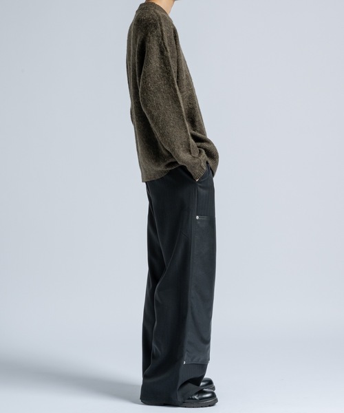 CASPER JOHN（キャスパージョン）の「Mohair wool mix sweater / モヘアウールミックスセーター（ニット/セーター・メンズ・ホワイト/グレー/レッド/ブラウン/ブラック/ブルー・LARGE/MEDIUM/SMALL/X-SMALL）」の19枚目の写真