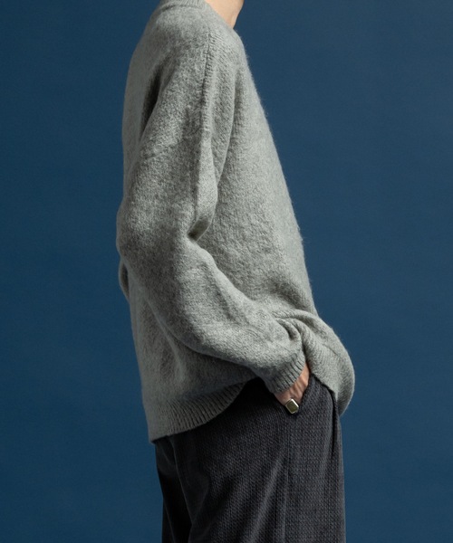Mohair wool mix sweater / モヘアウールミックスセーター（ニット