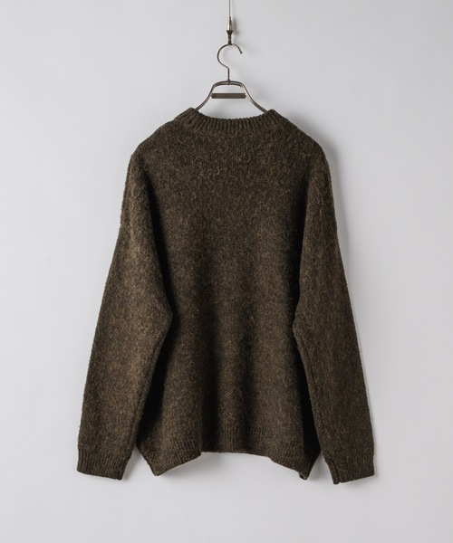 Mohair wool mix sweater / モヘアウールミックスセーター（ニット