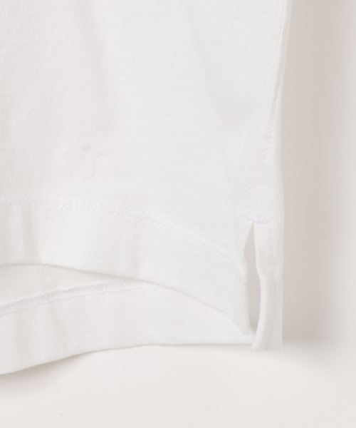 BAYFLOW(ベイフロー)の「ピグメントロゴロンT / バックプリント(Tシャツ/カットソー・レディース・オフホワイト/モカ/ネイビー/イエロー/ピンク/ライトグレー・SMALL/MEDIUM)」の10枚目の写真