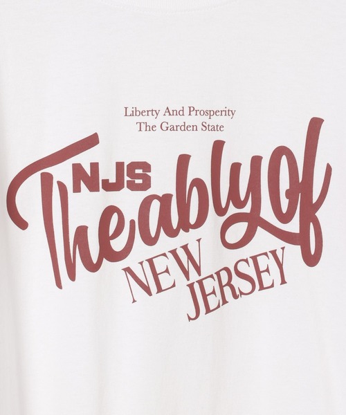 BAYFLOW(ベイフロー)の「ピグメントロゴロンT / バックプリント(Tシャツ/カットソー・レディース・オフホワイト/モカ/ネイビー/イエロー/ピンク/ライトグレー・SMALL/MEDIUM)」の8枚目の写真