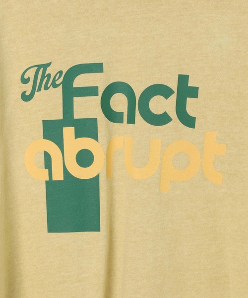 BAYFLOW(ベイフロー)の「ピグメントロゴロンT / バックプリント(Tシャツ/カットソー・レディース・オフホワイト/モカ/ネイビー/イエロー/ピンク/ライトグレー・SMALL/MEDIUM)」の15枚目の写真