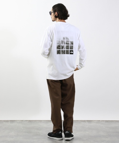THE NORTH FACE（ザノースフェイス）の「【THE NORTH FACE(ザ・ノース・フェイス)】ハーフドームプリントTシャツ（Tシャツ/カットソー・メンズ・ホワイト/ブラック・MEDIUM/LARGE）」の4枚目の写真