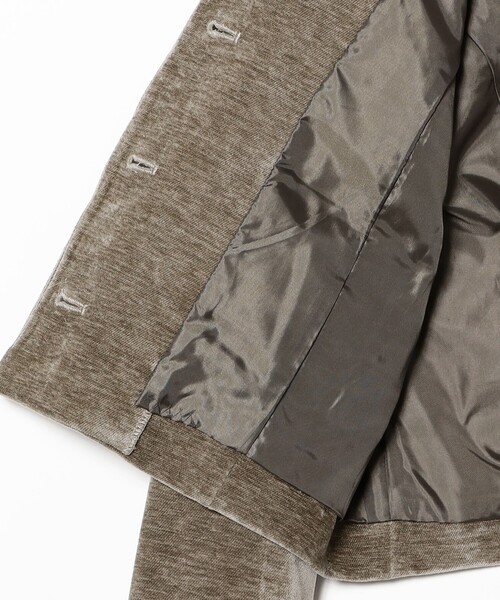 Ray BEAMS(レイビームス)の「モール ステンカラー ジャケット(テーラードジャケット・レディース・ブラック/グレー・0/1)」の15枚目の写真