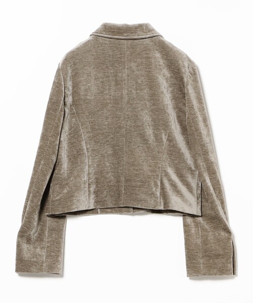 Ray BEAMS(レイビームス)の「モール ステンカラー ジャケット(テーラードジャケット・レディース・ブラック/グレー・0/1)」の16枚目の写真