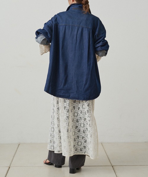 ダブルポケットデニムシャツ（シャツ/ブラウス）｜PUAL CE CIN