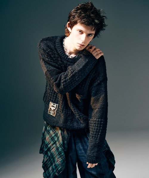 glamb（グラム）の「Wrinkle Flannel Shirt / リンクルフランネルシャツ（シャツ/ブラウス・メンズ・ブラウン/グリーン・S/M/L）」の8枚目の写真