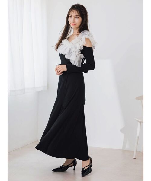 dazzlin ワンピース 美品 dazzlin ワンピース 「WEB限定追加」Watercolorflowerワンピース