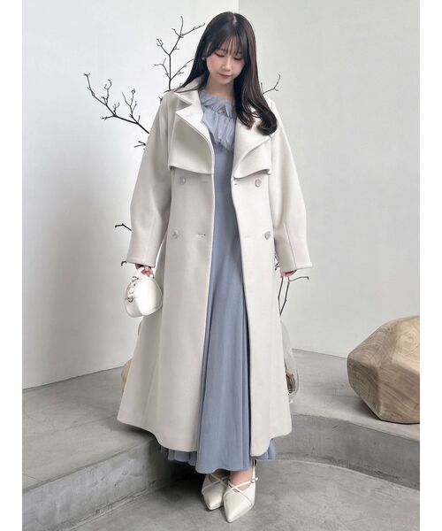 セール】クロスフリルカットワンピース（ワンピース）｜dazzlin