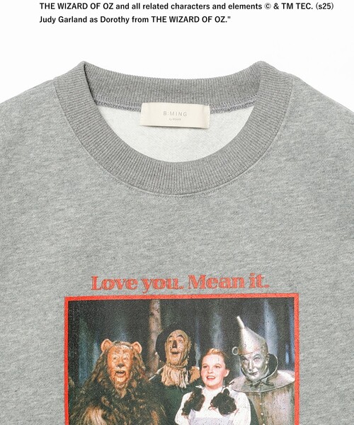 B:MING by BEAMS（ビーミングバイビームス）の「The Wizard of Oz プルオーバー（スウェット・レディース・ホワイト系その他5/ライトグレー/ブラック・ONE SIZE）」の8枚目の写真