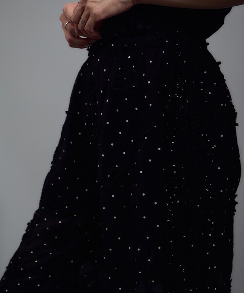 crinkle crinkle crinkle ドットパンツ Spick＆Span パンツ 「追加」crinkle crinkle 3D embroidery dot